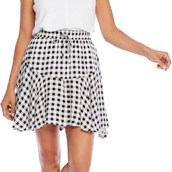 Mud Pie Dresses & Skirts - Mud Pie Women's Black & White Kia Flounce Skirt Size Small NEW